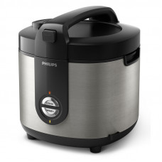Philips Rice Cooker ( 790 W, 1.8 L , Black/Silver) HD3138/35