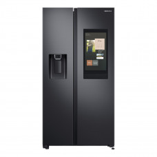 Samsung Side by Side Refrigerator (21.8 Cubic ,Gentle Black Matt) RS64T5F01B4/ST